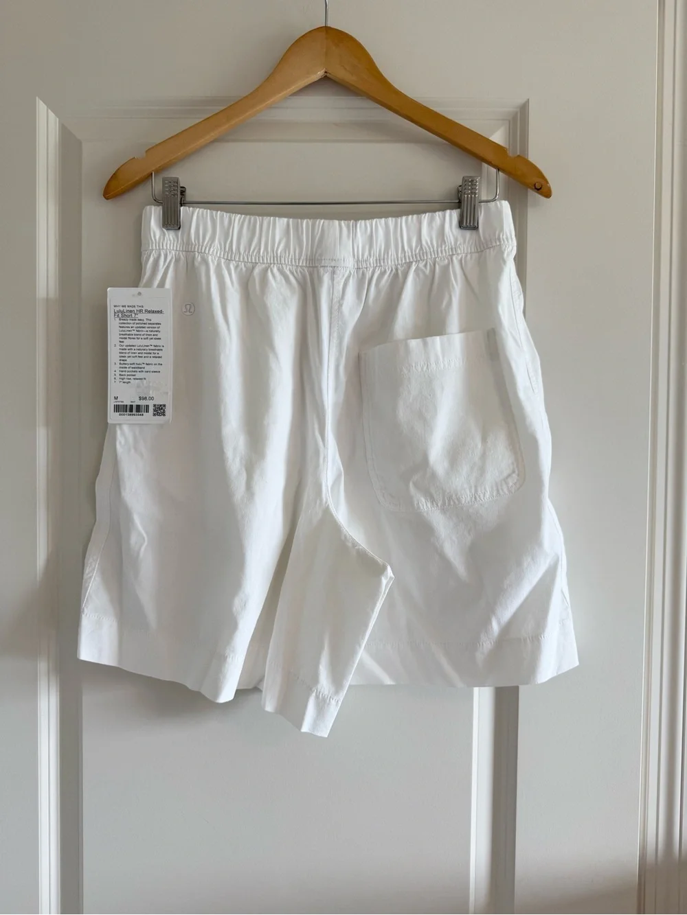 Lululemon LuluLinen High-Rise Relaxed-Fit Short 7